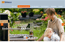 Tablet Screenshot of grabmale-biess.de